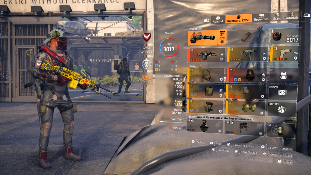 The Division 2 Hardcore Backup