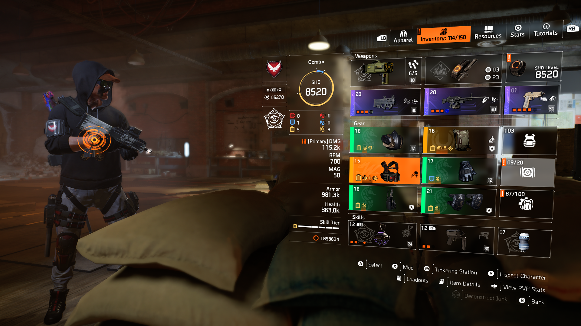 The Division 2 Refactor Oxidizer Solo Legendary Build V2