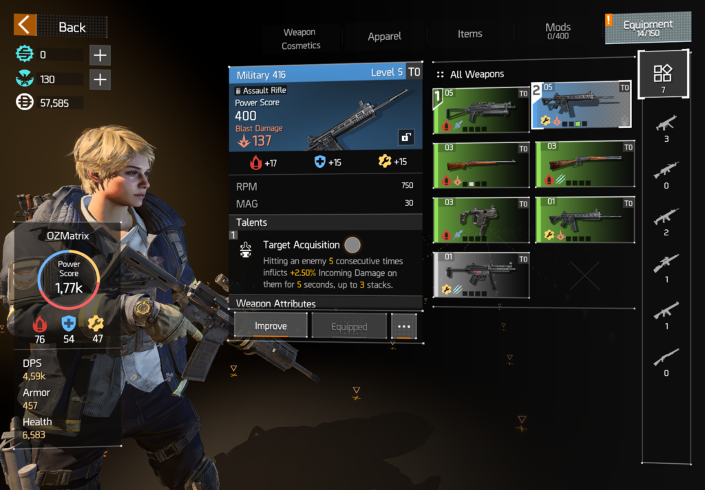 The Division Resurgence on iPad