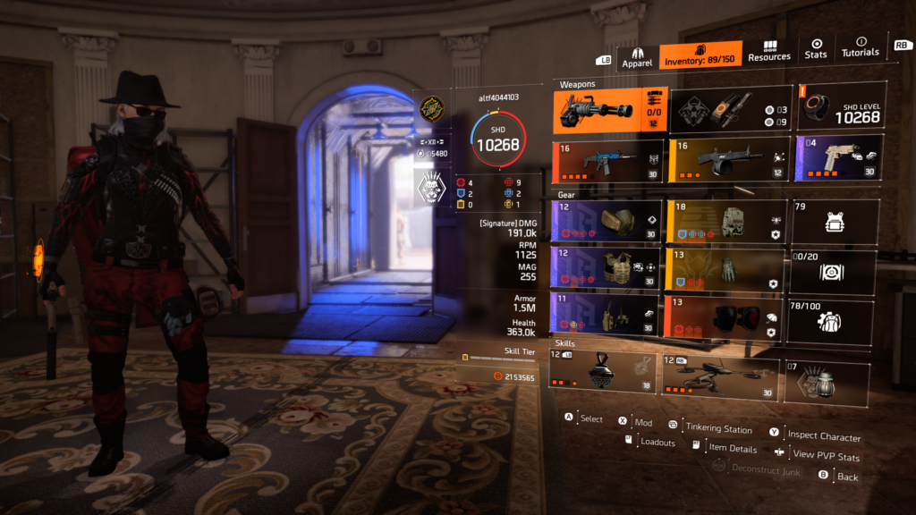 The Division 2, Roxic DZ build working for me good.