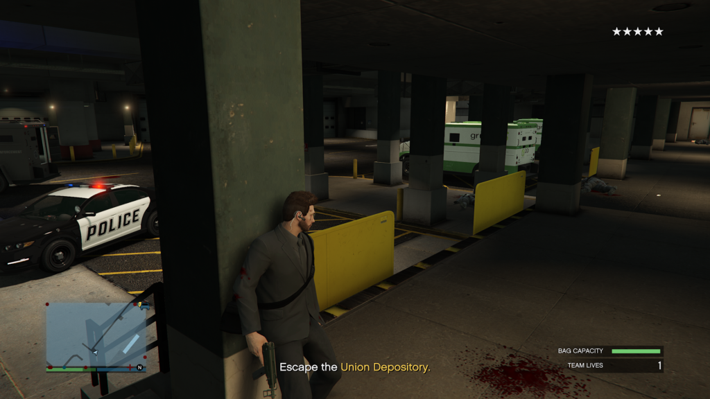 GTA 5, Escape the Union Depository, Auto Shop Mission.