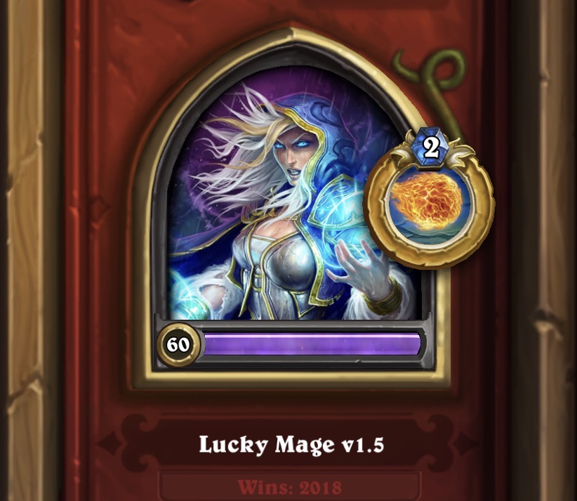 Hearthstone, Wild Deck, Lucky Mage v1.5