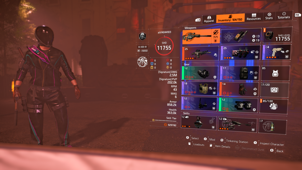 The Division 2, Steel & Sons, Build Two.