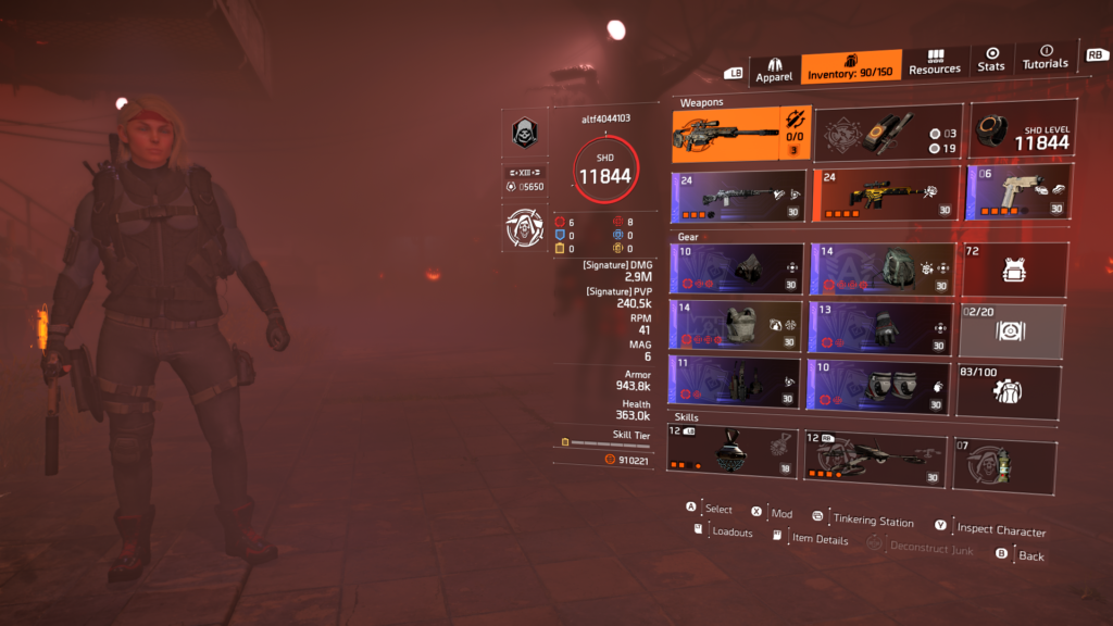The Division 2, Prima Donna Meta Build, Chainkiller