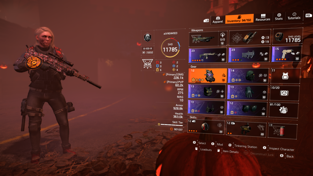 The Division 2, Eclipse Solo Tier 10 Build